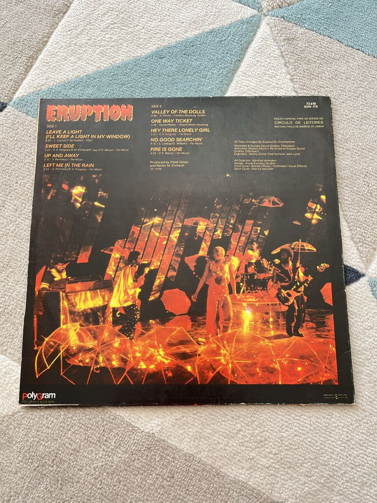 Vinil LP Eruption - Leave a Light