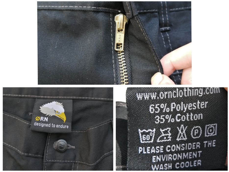 Штани робочі з кишенями, мульті-тул, карго, 2XL,56,чорні багато кишень