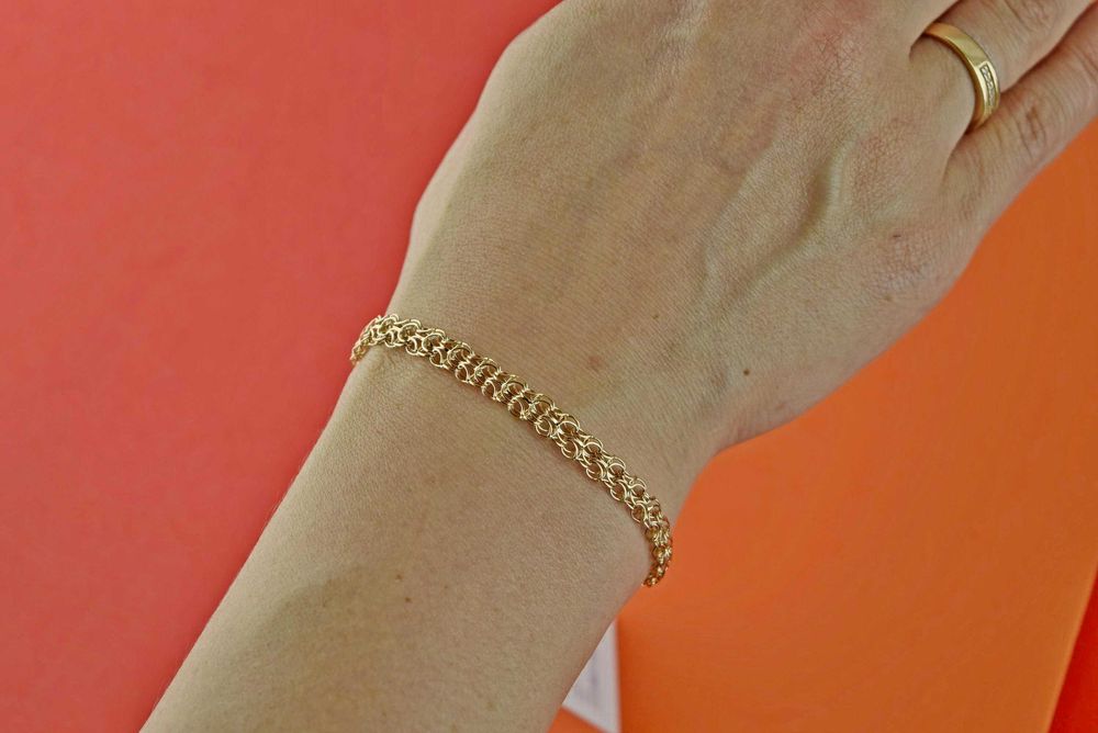 Золотий браслет  17 см Золотой браслет