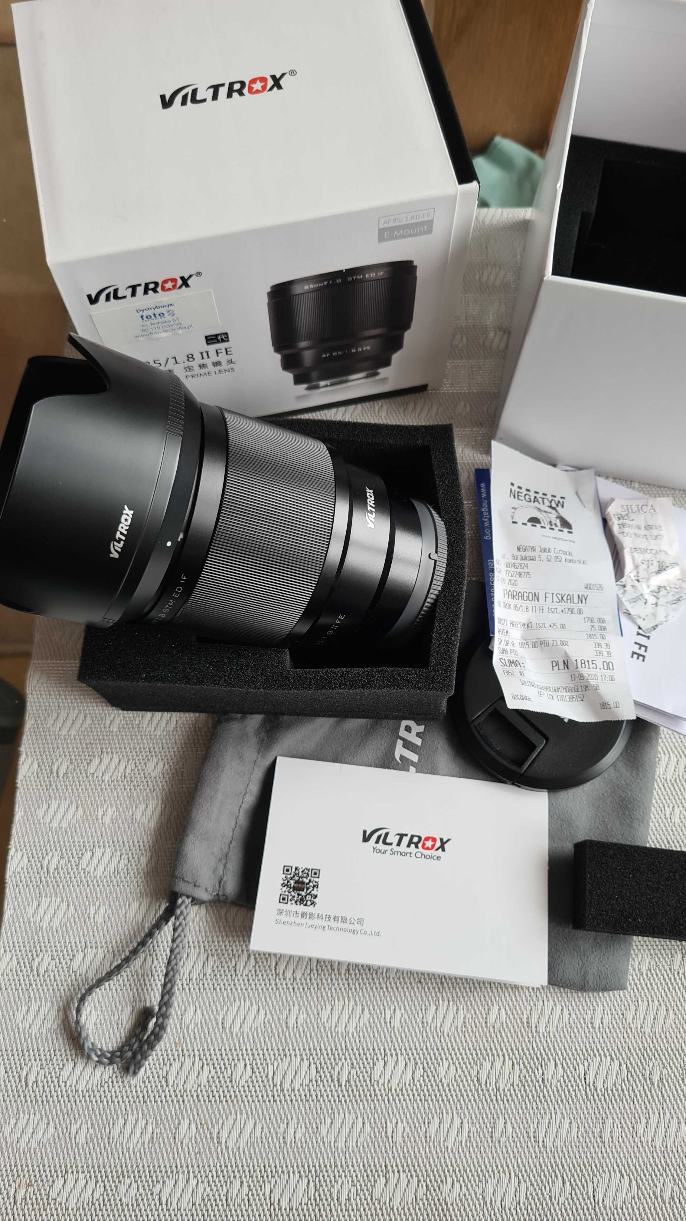 Viltrox AF 85mm f/1.8 II STM Sony E