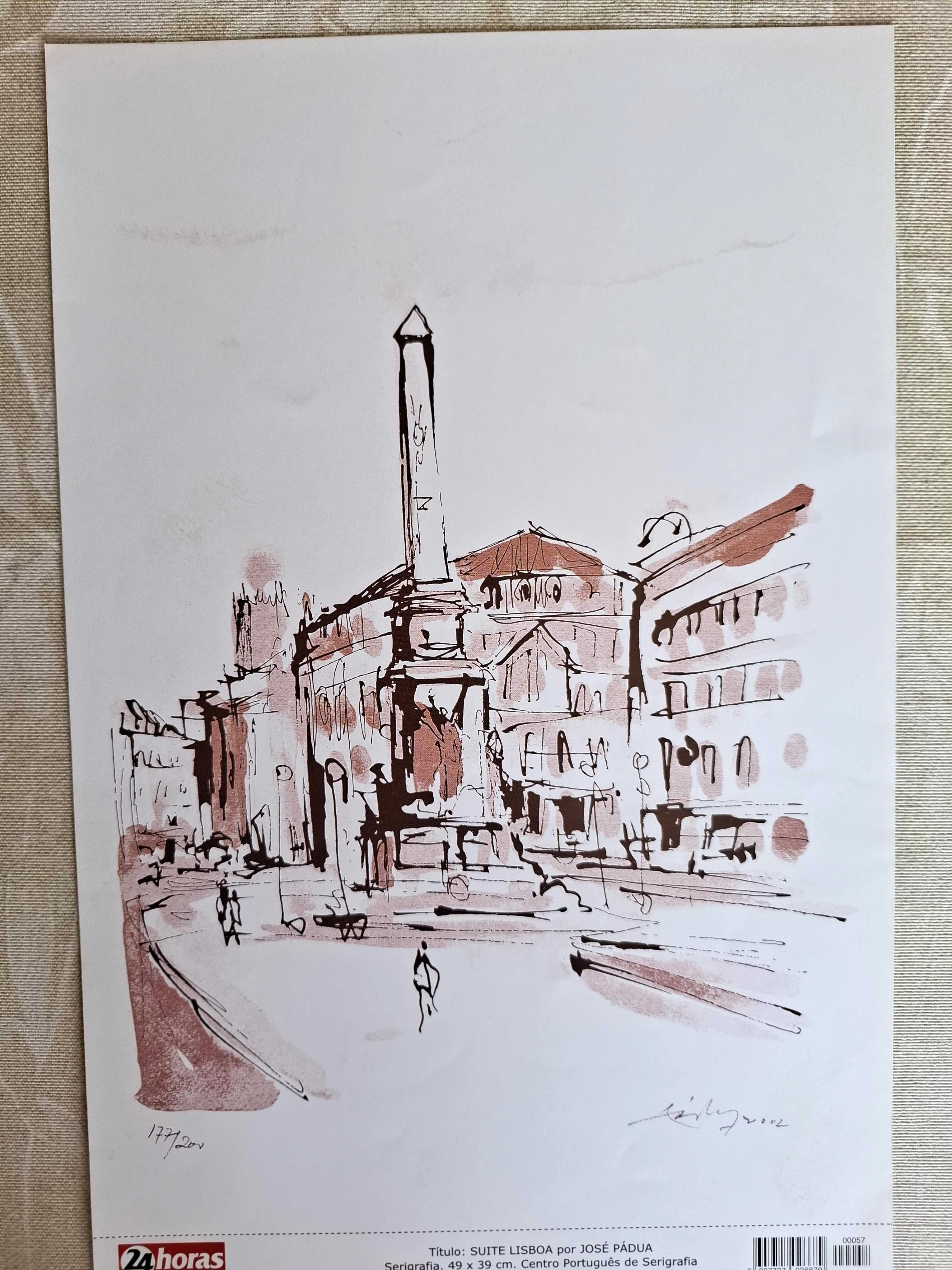 Serigrafias Lisboa _ Galeria D'Arte 24 Hrs  33x44 cm