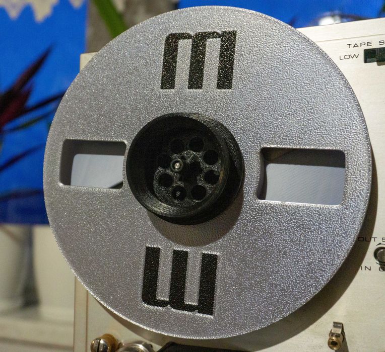 szpule magnetofonowe 18 cm różne wzory.