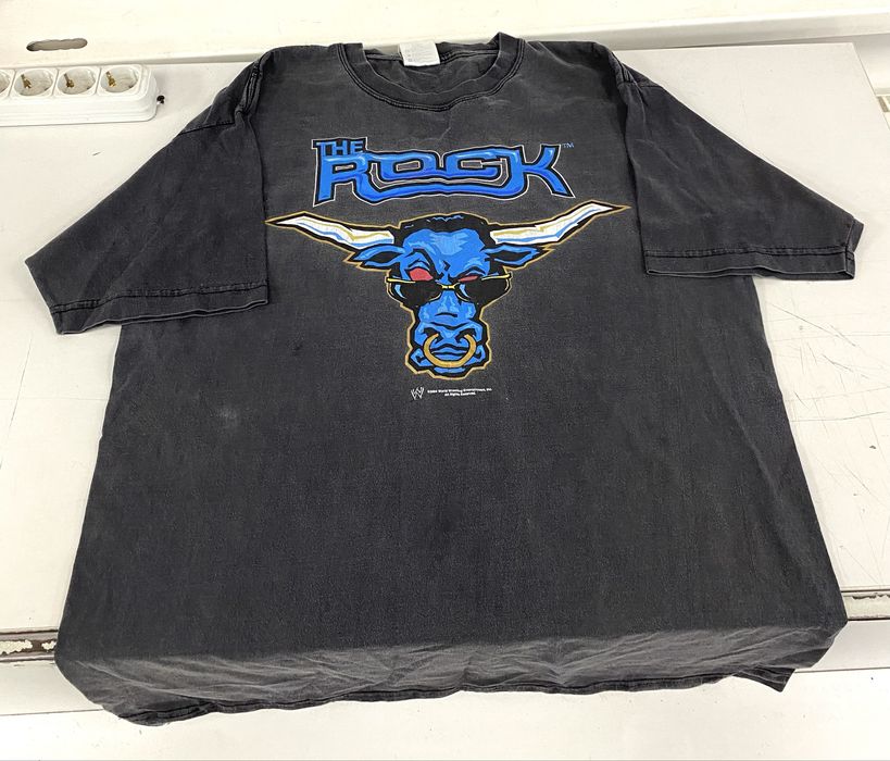 Футболка Vintage WWF Dwayne The The Rock Johnson джерси фубу реп fubu