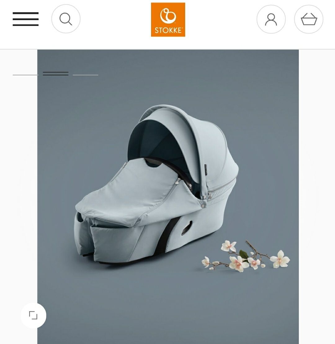 Stokke Xplory V6 Tranguile Blue Głęboko Spacerowy