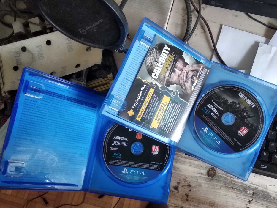 Call of Duty Blackops 4 e World War 2, PS4