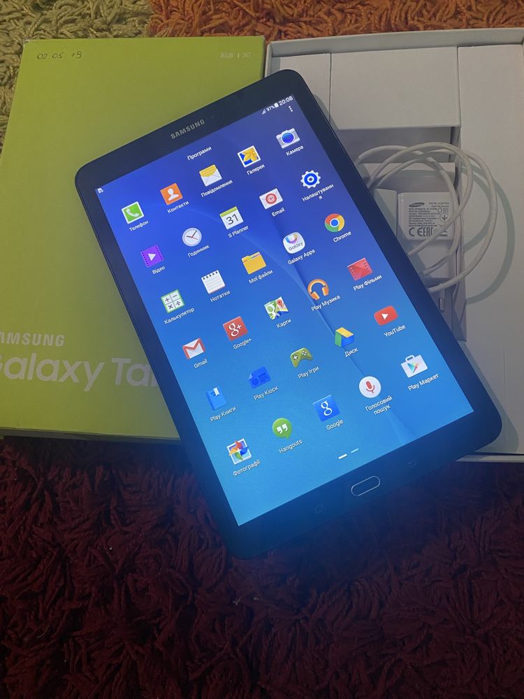 Планшет телефон Самсунг Samsung Galaxy Tab E SM-T531 Sim 4G GPS Ідеал