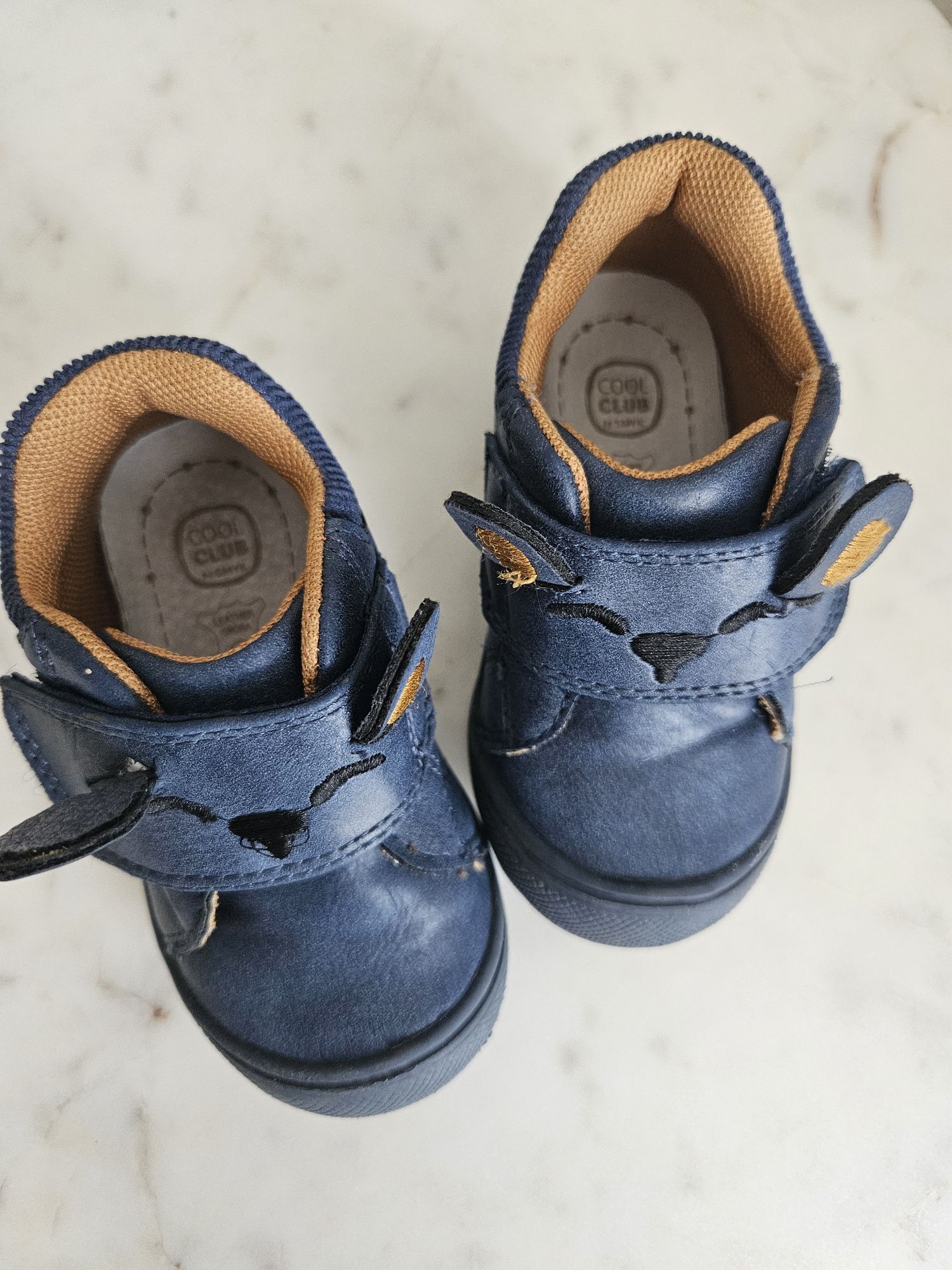 Buty na rzepy skorzane niemowlęce 20 cool club