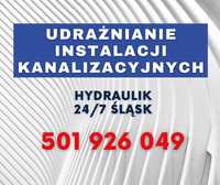 Udrażnianie instalacji kanalizacyjnych usługi hydrauliczne na Śląsku
