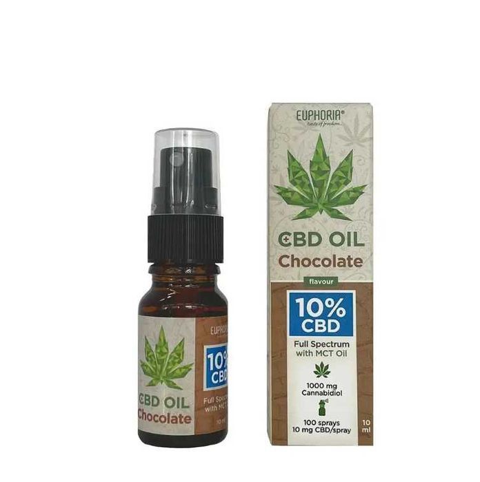 Olejek CBD 10% z aromatem czekoladowym 10ml Euphoria MCT Full Sp