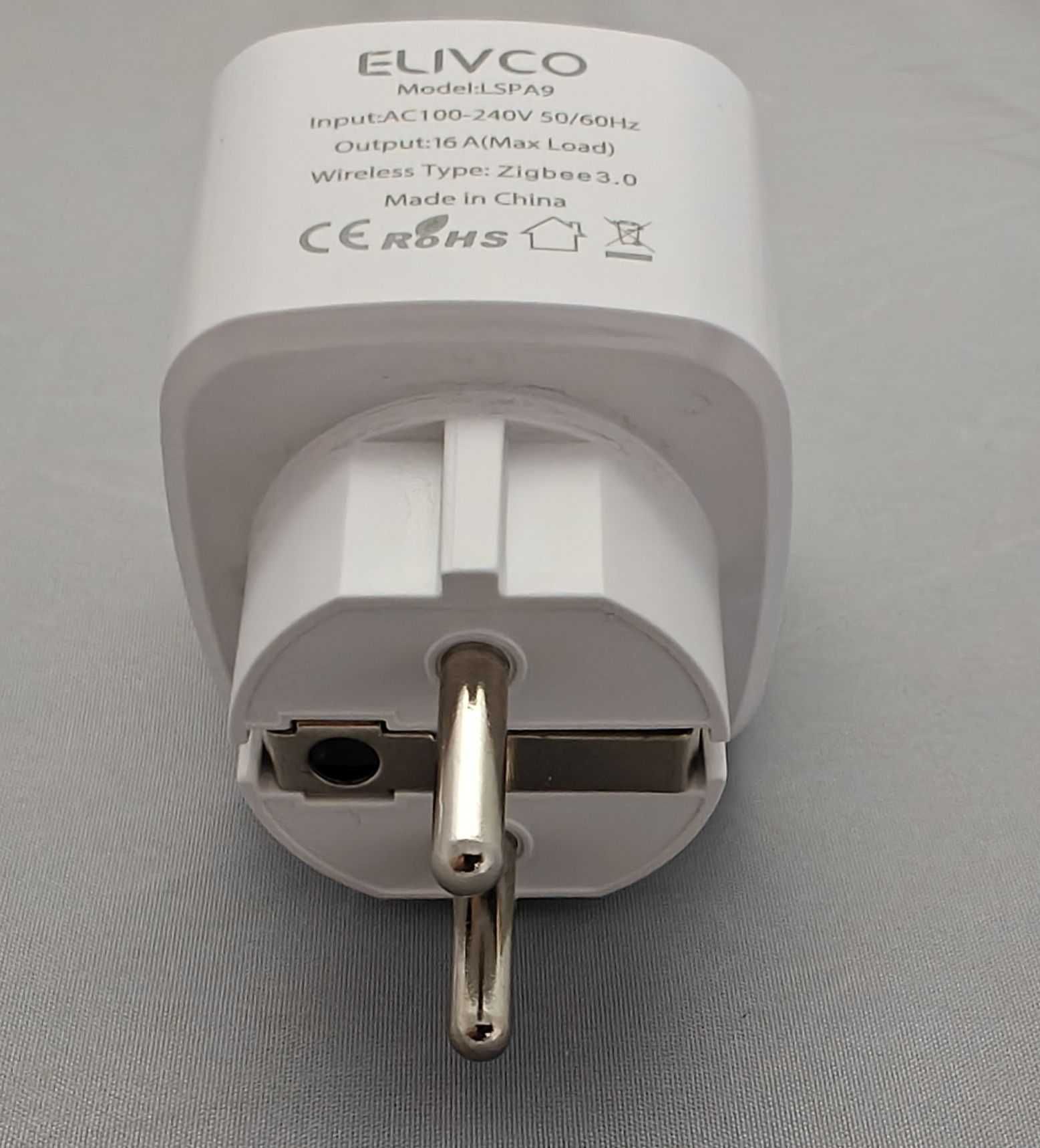 Inteligentne gniazdo Elivco SPA9 Zigbee 3.0, 16A HomeAssistant