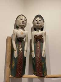 Figurki drewniane Loro Blonyo