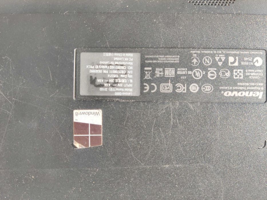 Ноутбук Lenovo IdeaPad G 580 аккумулятор зарядное