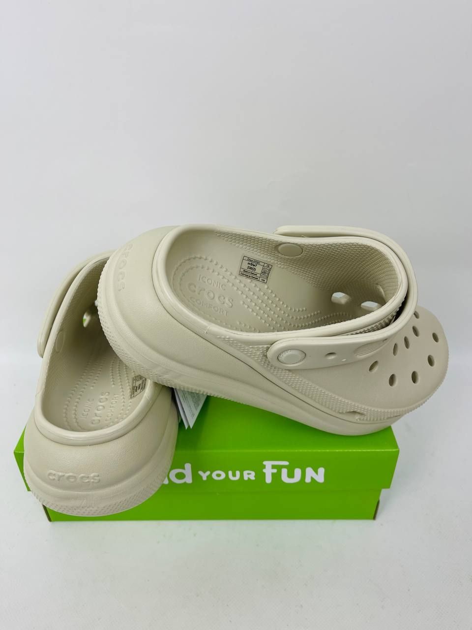 New! Crocs Classic Crush крокси класік краш платформа жіночі