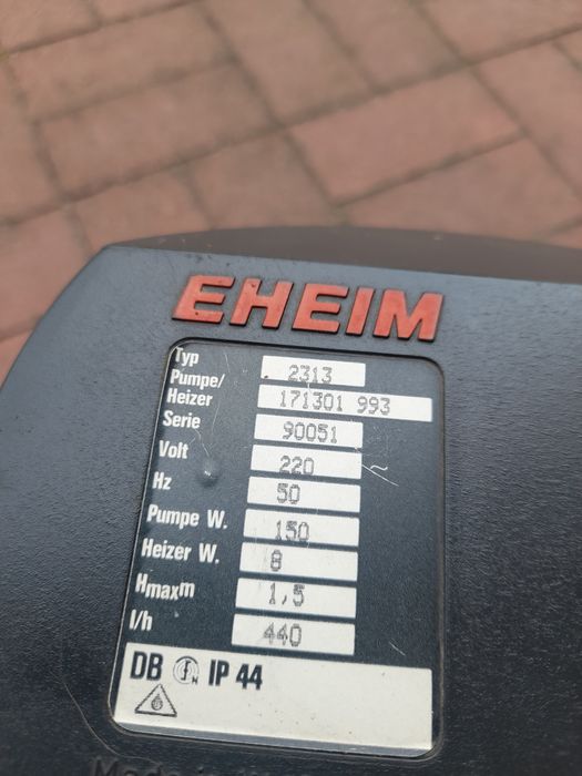 Filtr do akwarium  tanio  z grzałka do 1000 litrów