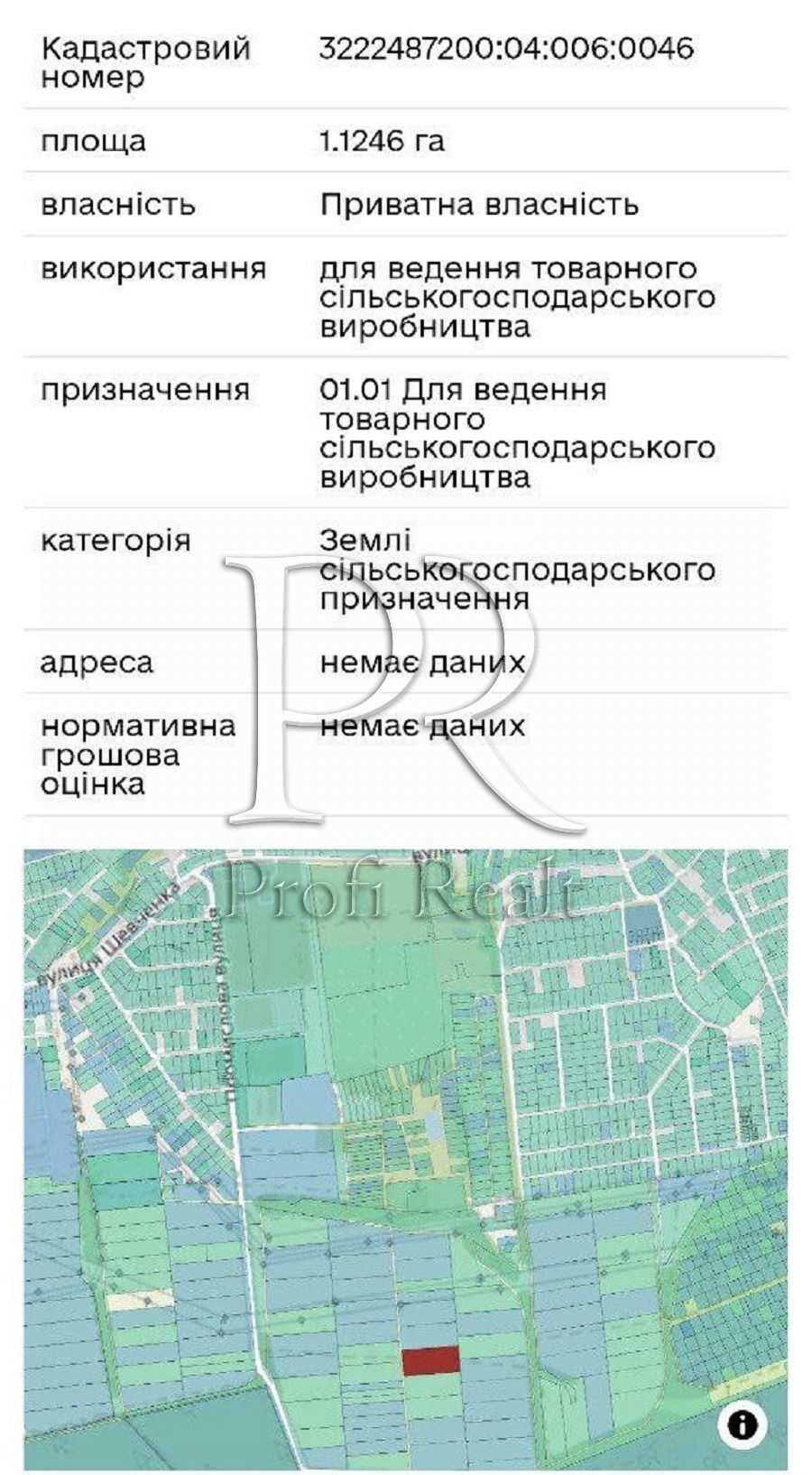 Продаж ділянки 125 соток Хотів