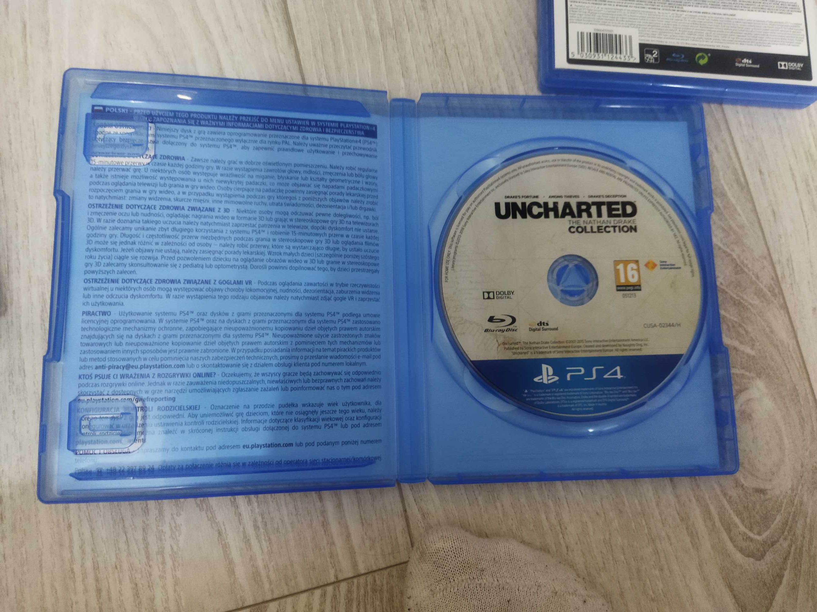 uncharted 1,2,3 na ps4