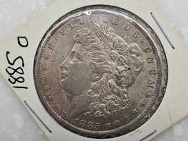 1 доллар 1885 Морган монета серебро