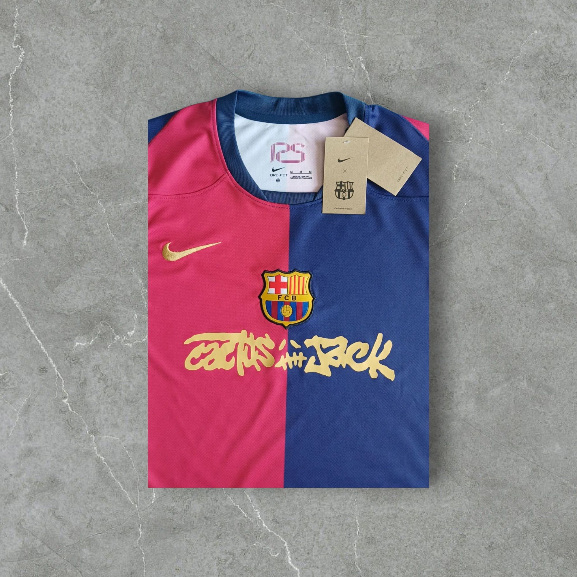 Koszulka piłkarska FC Barcelona×Travis Scott M