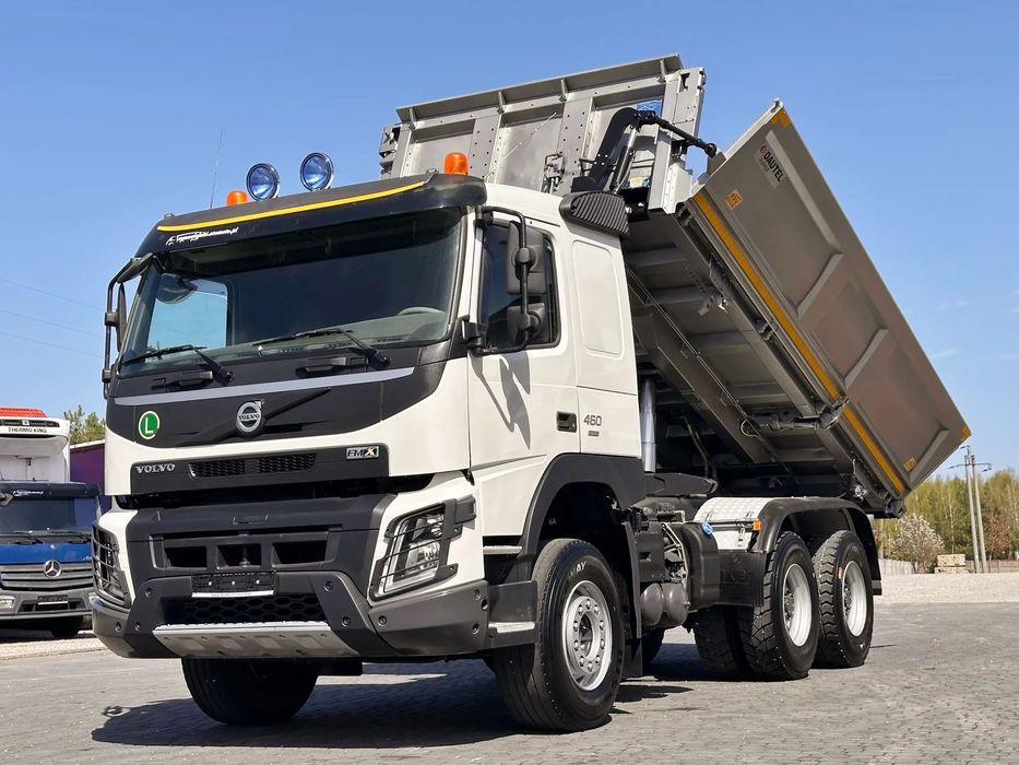 Volvo FMX 460  6x4 WYWROTKA 3 STR DAUTEL KIPPER BORDMATIC  Silnik 13L / Ładowność 14,8 t /Resor / Spr. z Niemiec / 2016