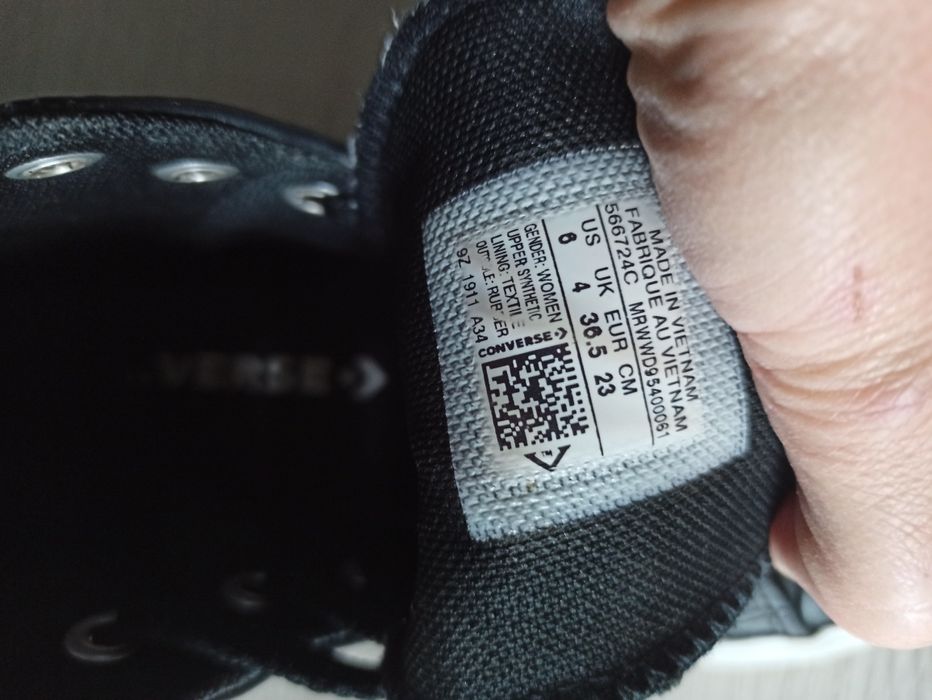 Converse trampki wysokie 36.5