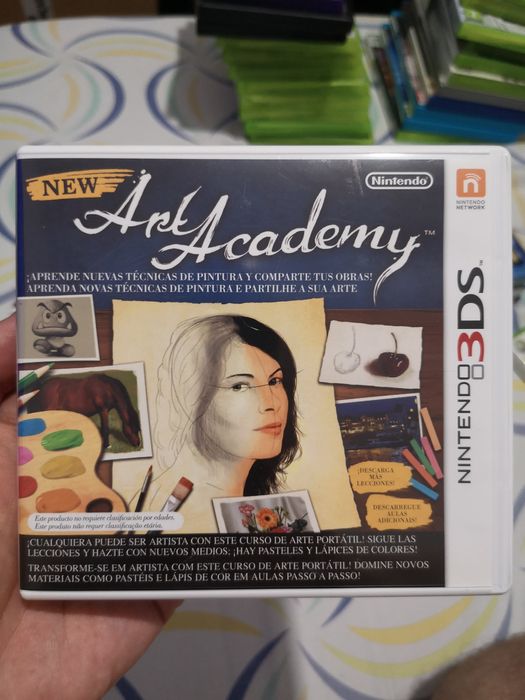 3 Jogos Nintendo 3Ds - Super Mario Zelda Art academy