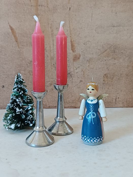 Aniołek na choinkę anioł drewniany zawieszka z drewna Boże Narodzenie