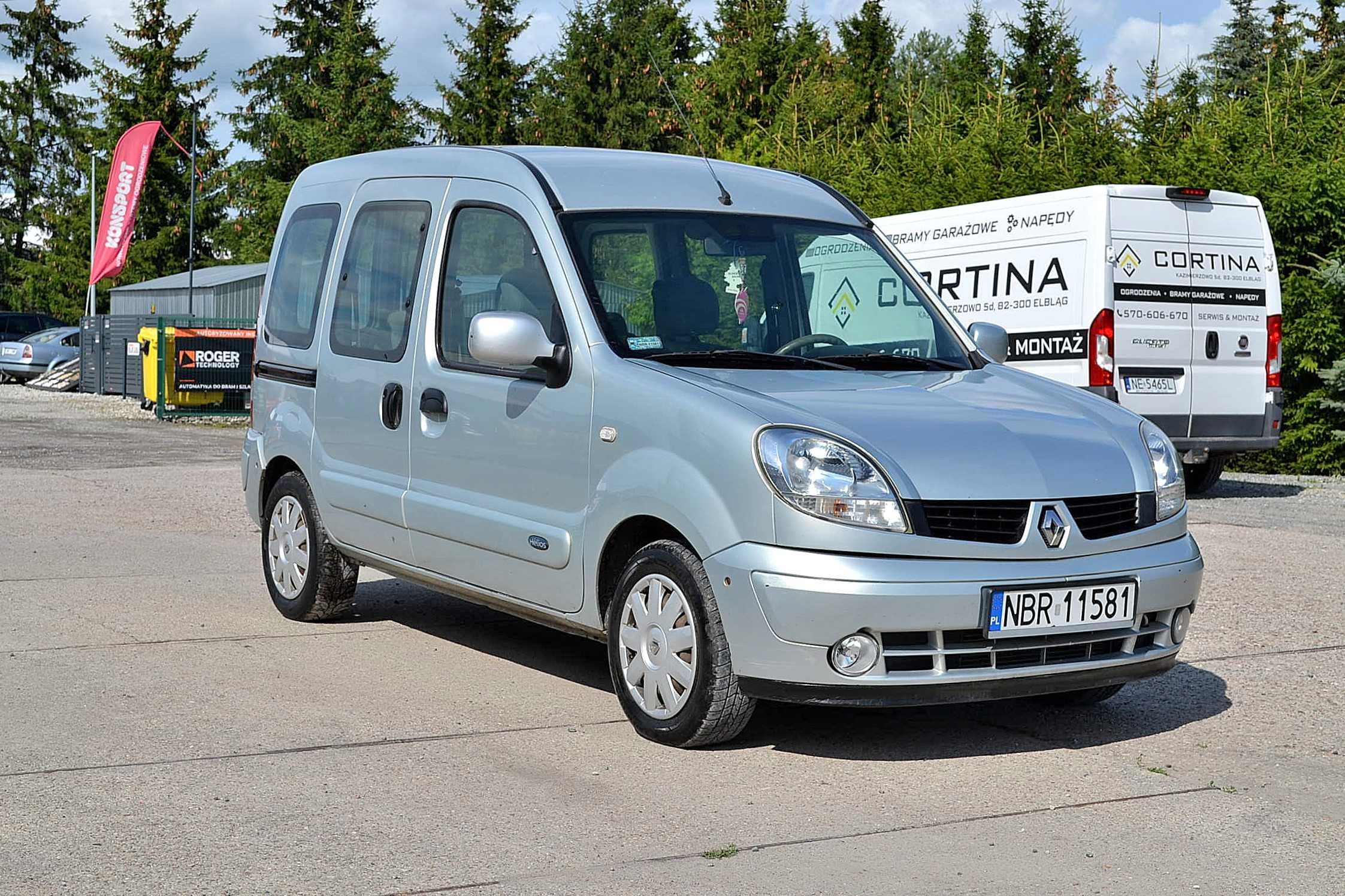 Renault Kangoo  1.5 cm diesel , 2007 r klima , mały przebieg , okazja