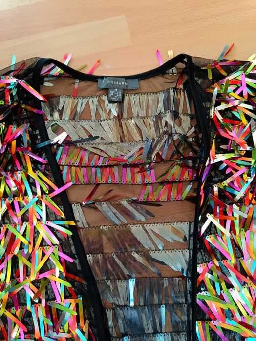 Cekinowy żakiet przebranie strój karnawałowy 1 zł  wysyłka