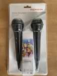 Mikrofon dynamiczny Thomson M135D karaoke 2 szt