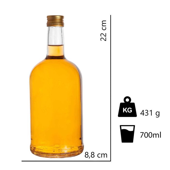 Paleta BUTELEK TADEUSZ 700 ml 0,7L Sok Woda Oliwa Wino Monopol Nalewka