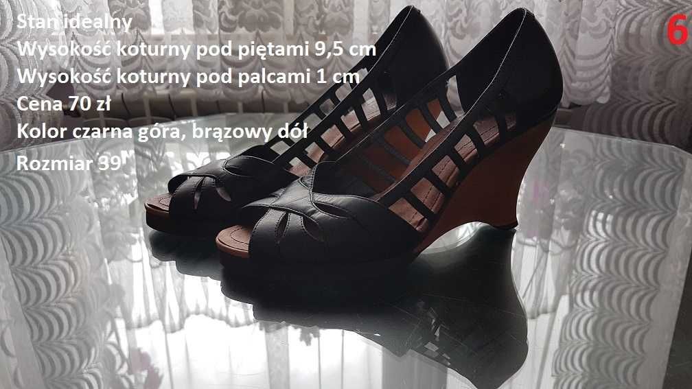 Buty na koturnie rozmiar 39