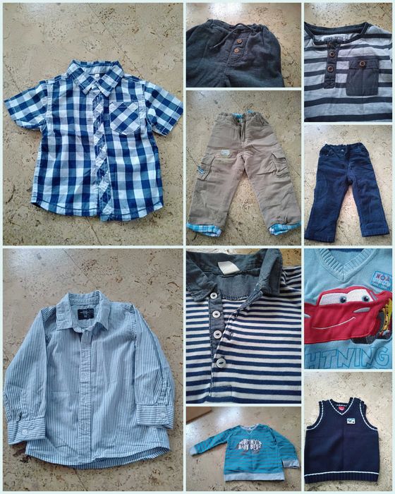 Ubranka 86 - koszula, kamizelka, spodnie, bluzki