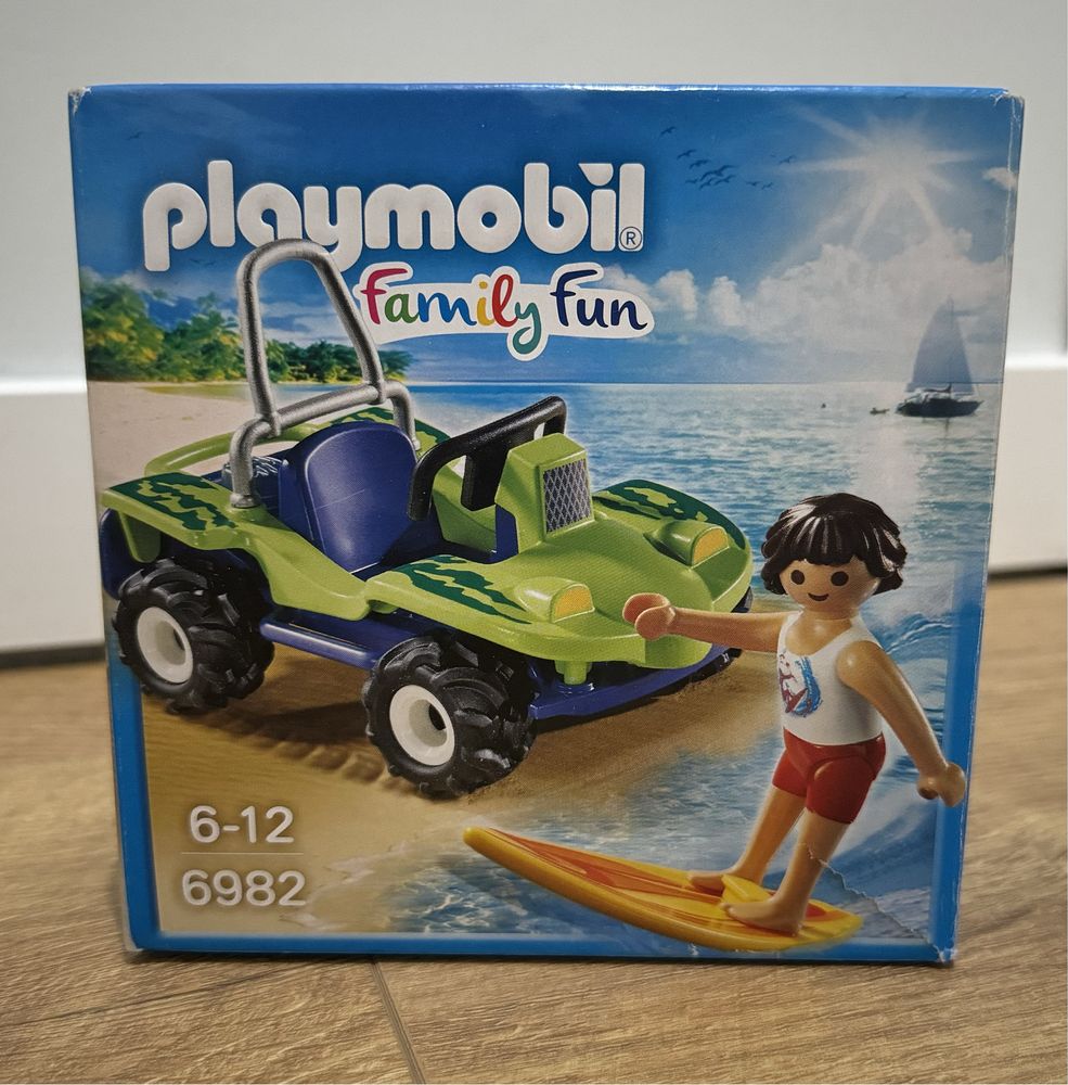 Playmobil surfer z pojazdem buggy quad 6928