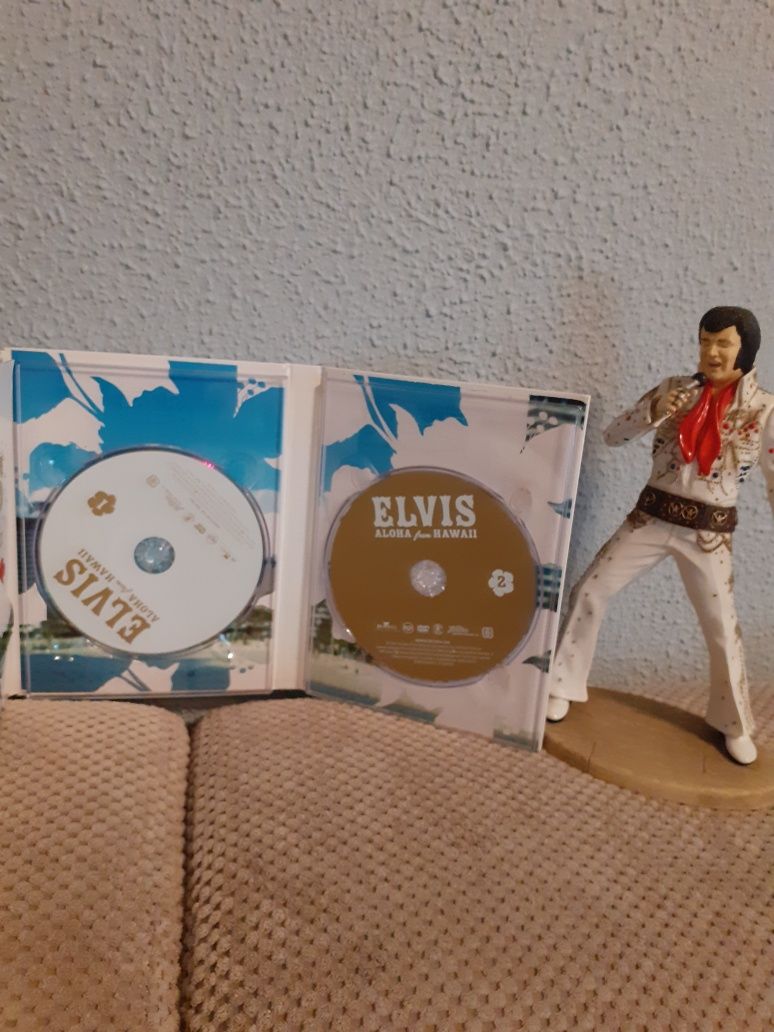 Elvis Presley de 25cm mais dvd duplo