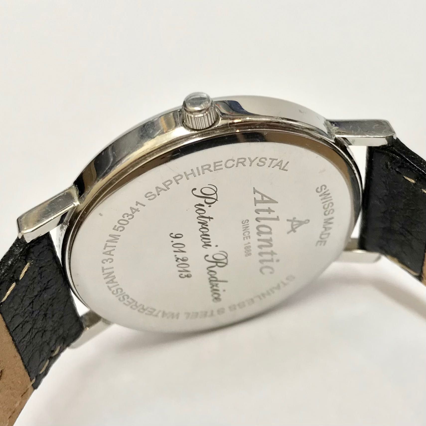 ATLANTIC Seacrest ref. 50341 Zegarek męski KLASYCZNY na PASKU 40mm
