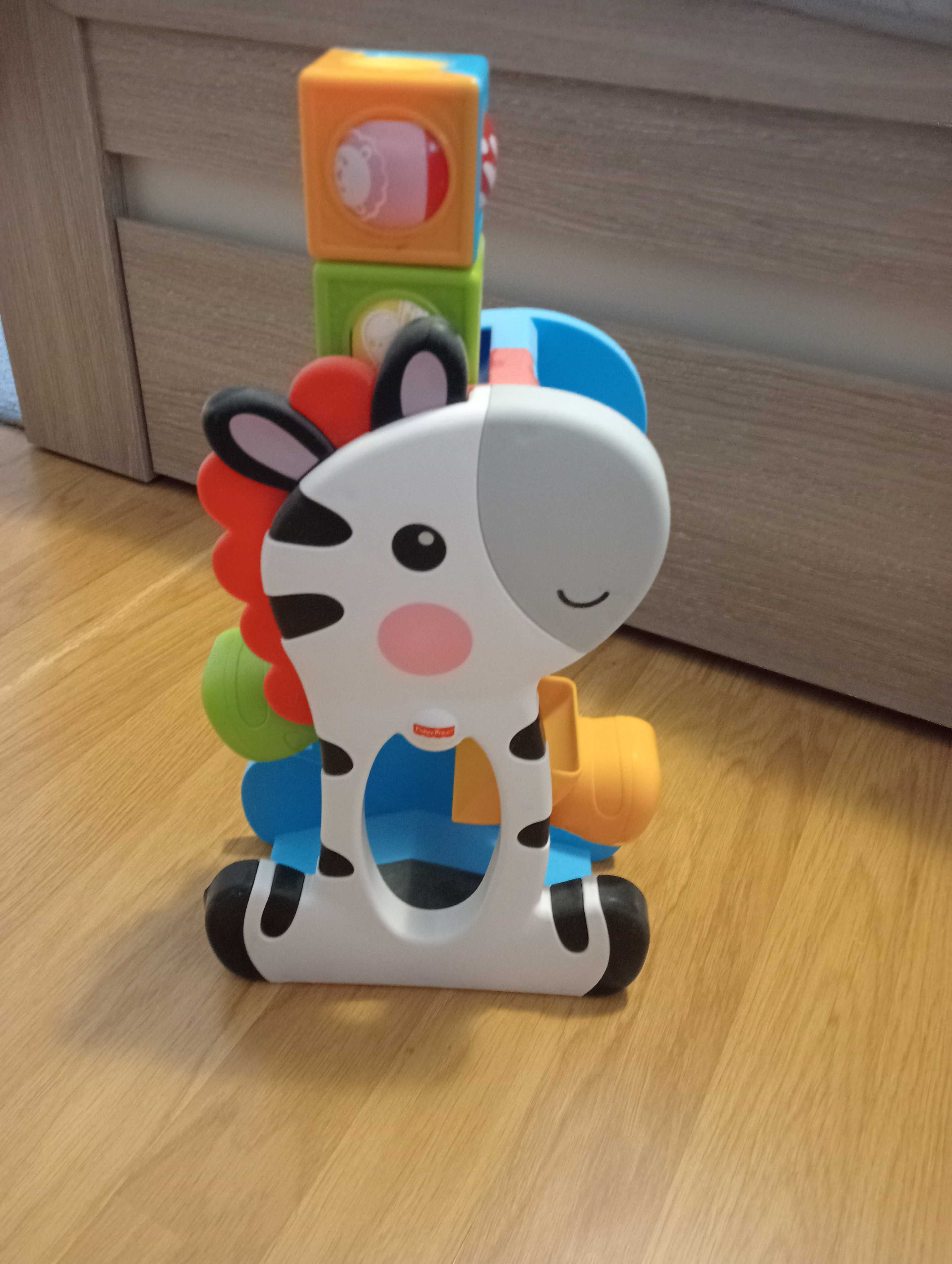 Zebra Fisher-Price roller blocks