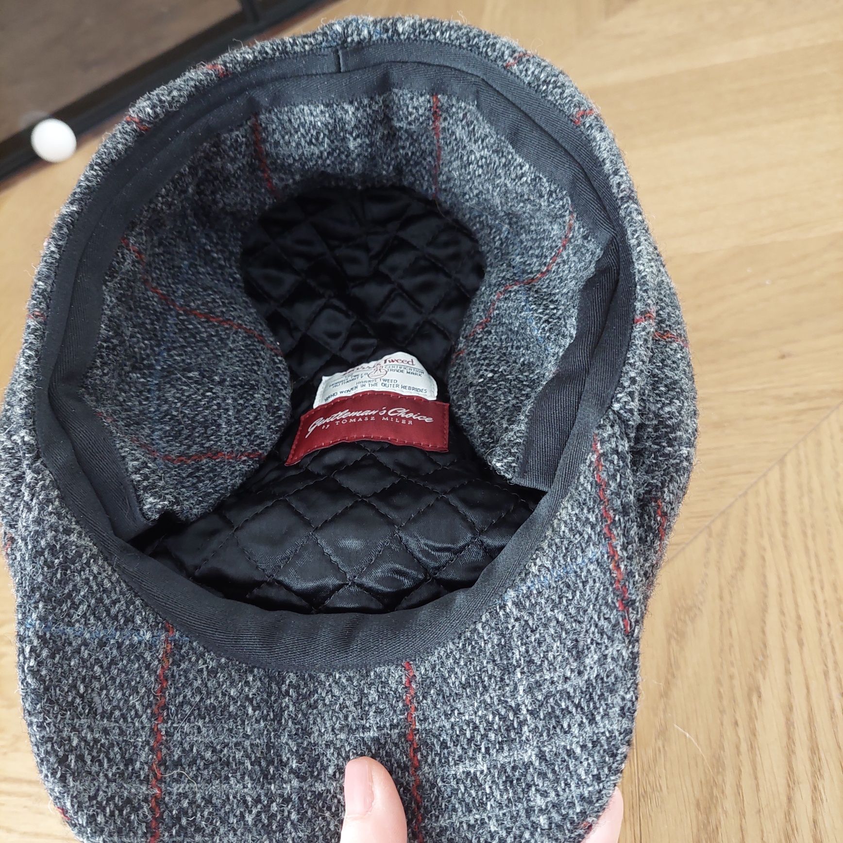 Kaszkiet męski wełna Harris Tweed Miler