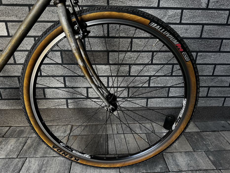 Rower trekkingowy cross rama stalowa 28” rost raw gravel