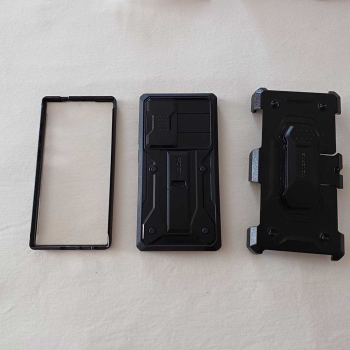 Чохол для Samsung Galaxy S24 Ultra, Tongate MECH Series Clip, чорний