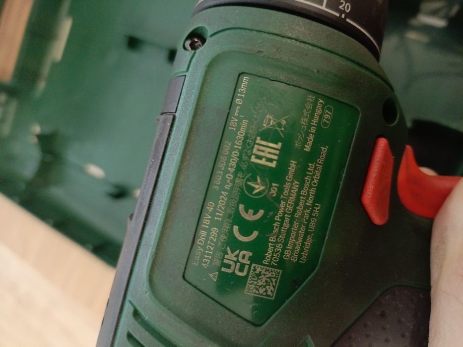 Wkrętarka akumulatorowa Bosch Easydrill 18v-40 akumulator bateria