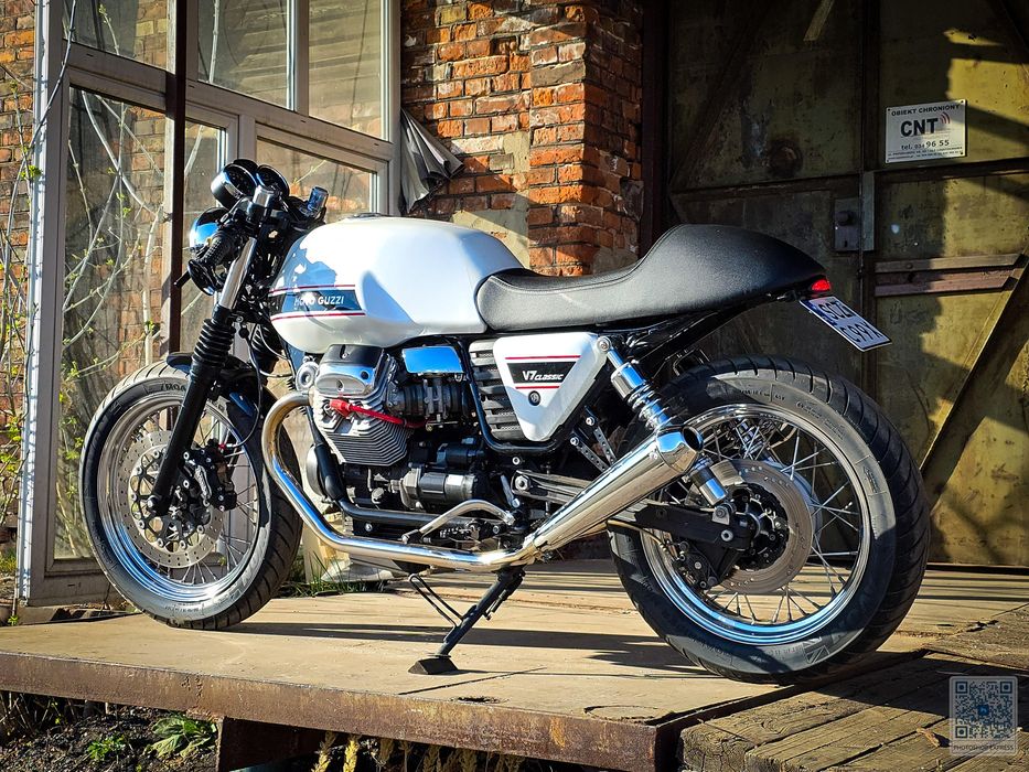 MOTO GUZZI V7 750 Classic Cafe Racer V2 custom zamiana