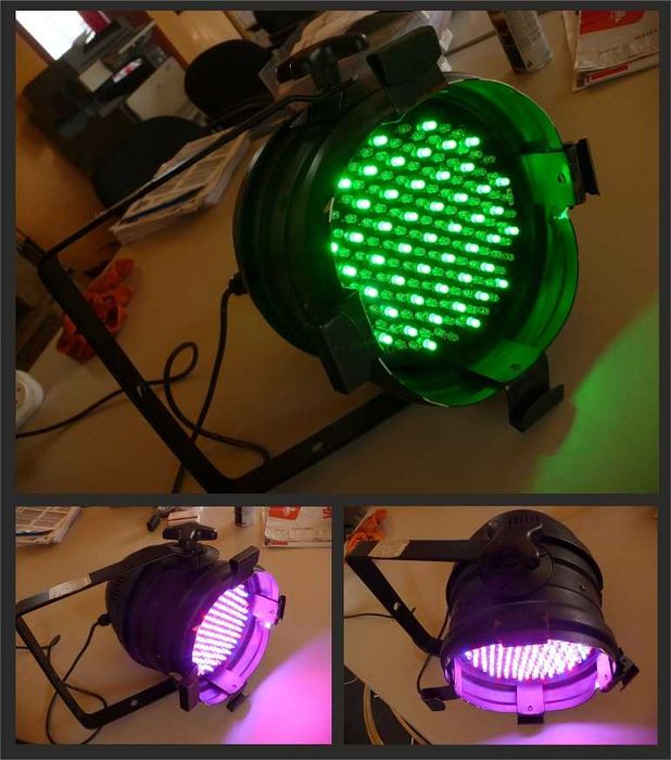 Par led 64 rgbw w case skrzyni transportowej 10szt nowe mam 4komplety