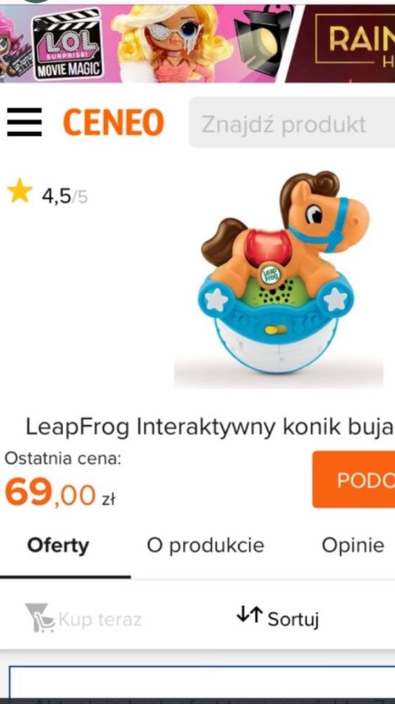 Konik Leap Frog interaktywny