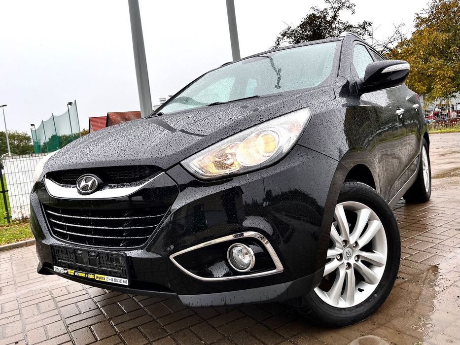 Hyundai ix35 2.0-4#4-NAVI-Tablet-Tempo-Skóra-Alu17-SkłLUs-GF-PDC-SENSOR-2GrzSzy-ASO