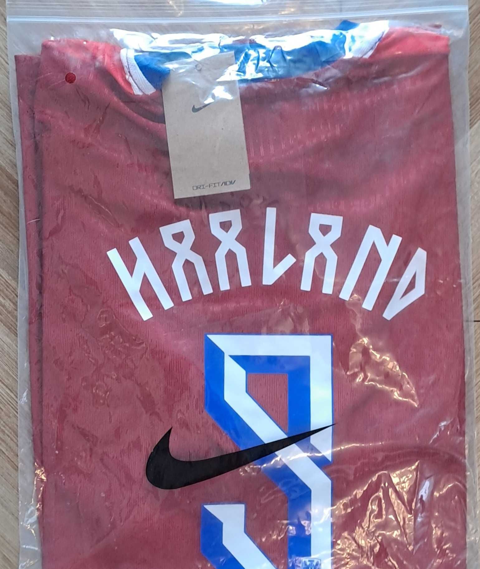 Koszulka Norwegia meczówka #9 Haaland, nowa S, mały rozmiar