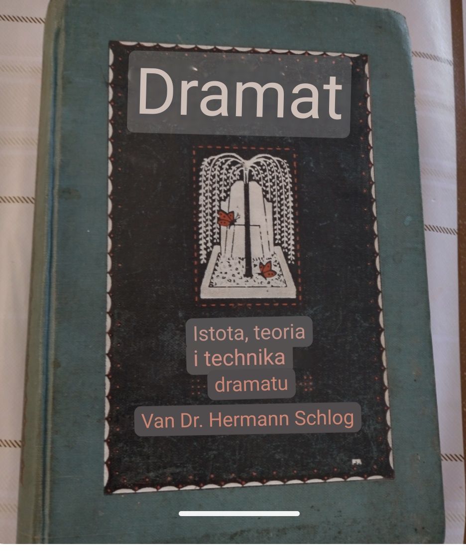Istota, teoria i technika dramatu. Autor Von Dr. Hermann Scholg.