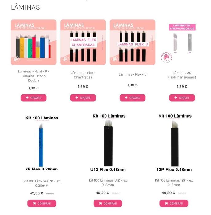 Todo Para Material Microblading Micropigmentação Portugal Lisboa Novo