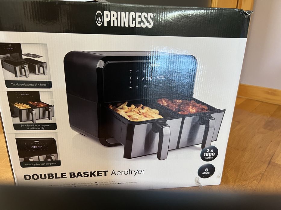 Airfryer Princess cesto duplo como nova