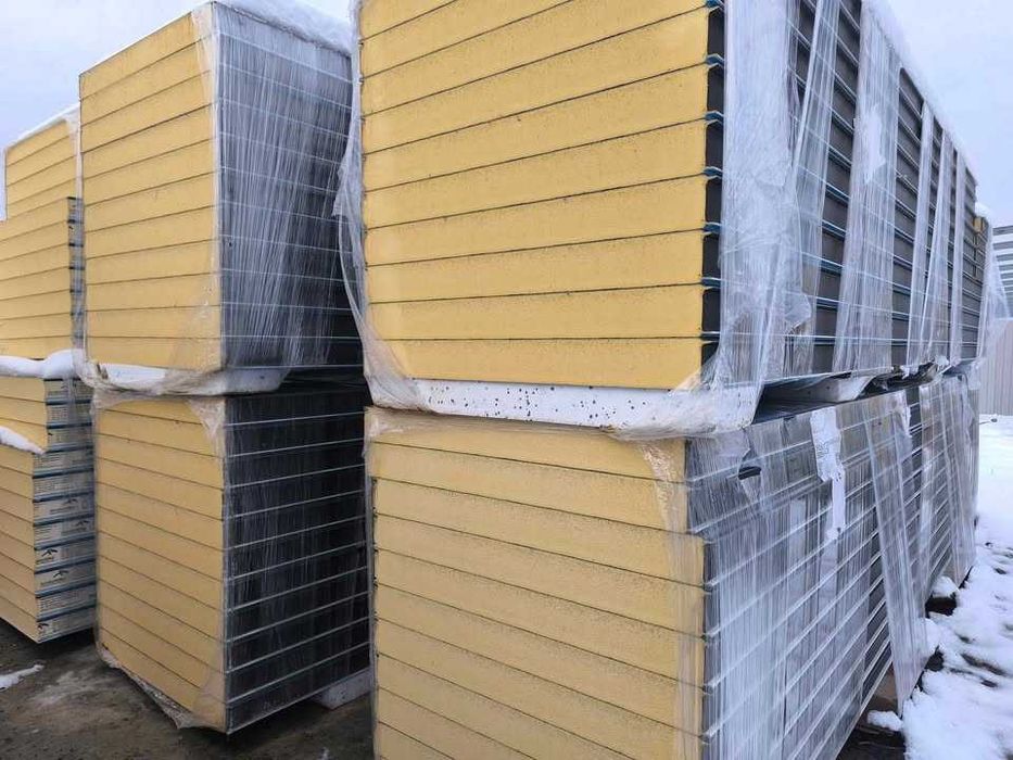 Płyty warstwowe ścienne PIR 100 mm