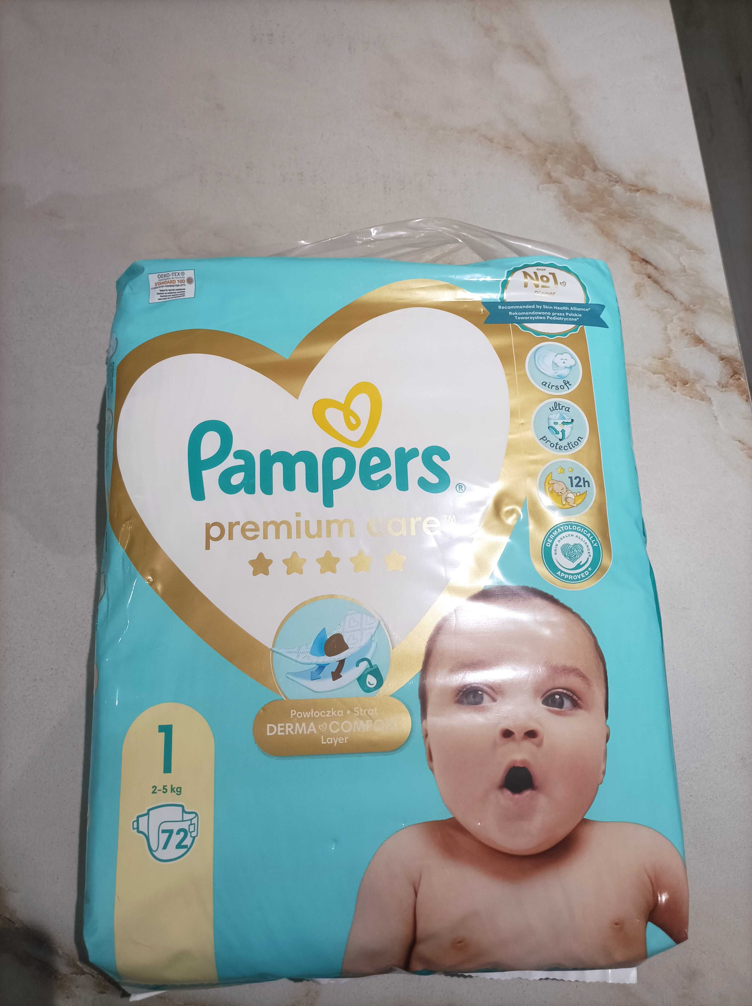 Pampersy pampers premium care 72 szt